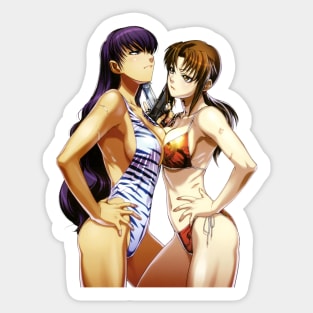 Roberta and Revy Sticker